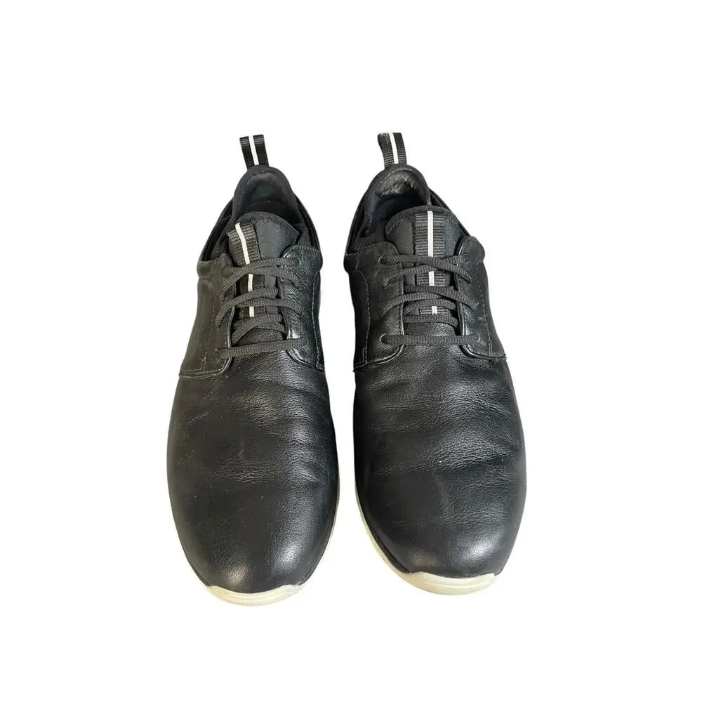Johnston & Murphy Men’s XC4 Prentiss Black Waterproof Leather Sneakers Size-11M